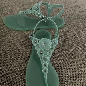 COACH Tea Rose Sandals. Brand new, no box. Size 9m.